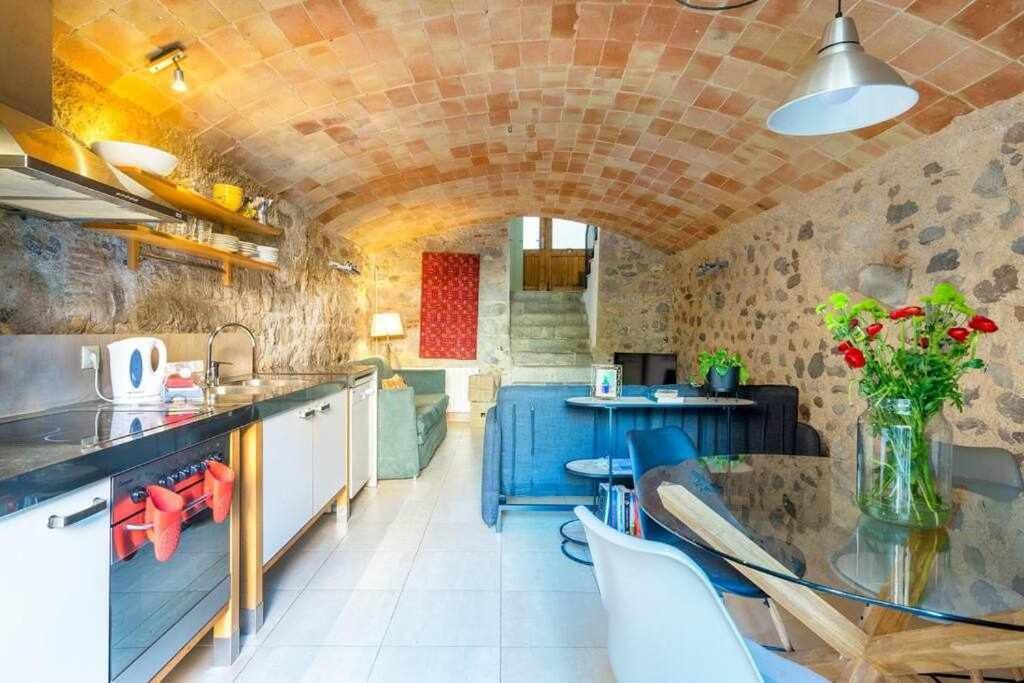 Apartamento Banos Arabes Con Jardin Girona Kültér fotó