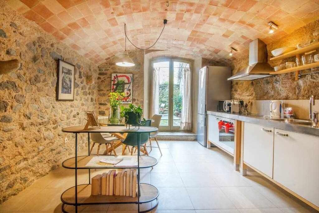 Apartamento Banos Arabes Con Jardin Girona Kültér fotó
