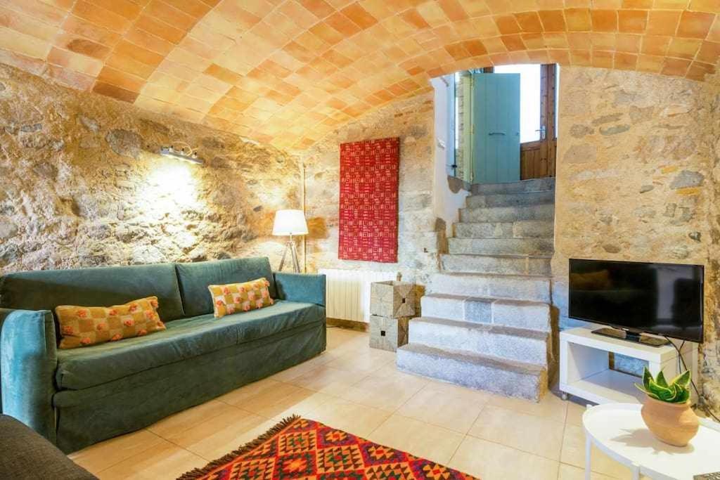 Apartamento Banos Arabes Con Jardin Girona Kültér fotó