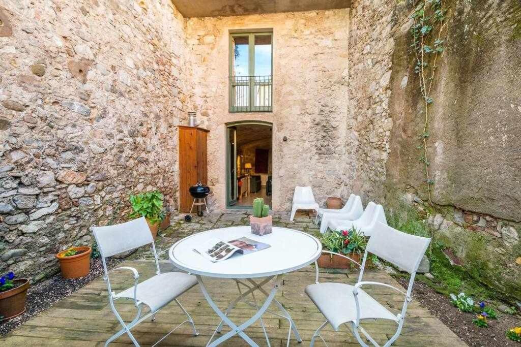 Apartamento Banos Arabes Con Jardin Girona Kültér fotó
