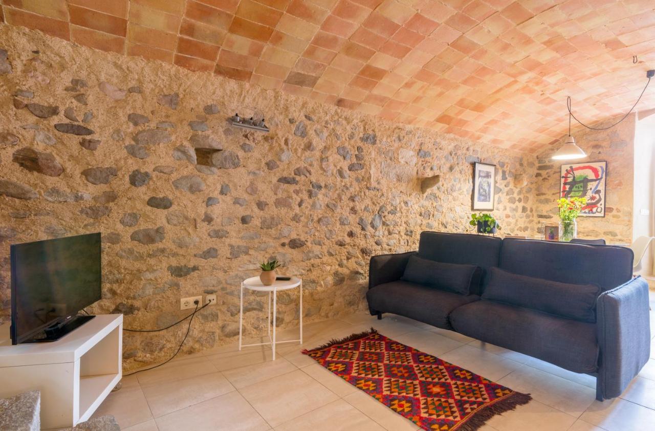 Apartamento Banos Arabes Con Jardin Girona Kültér fotó