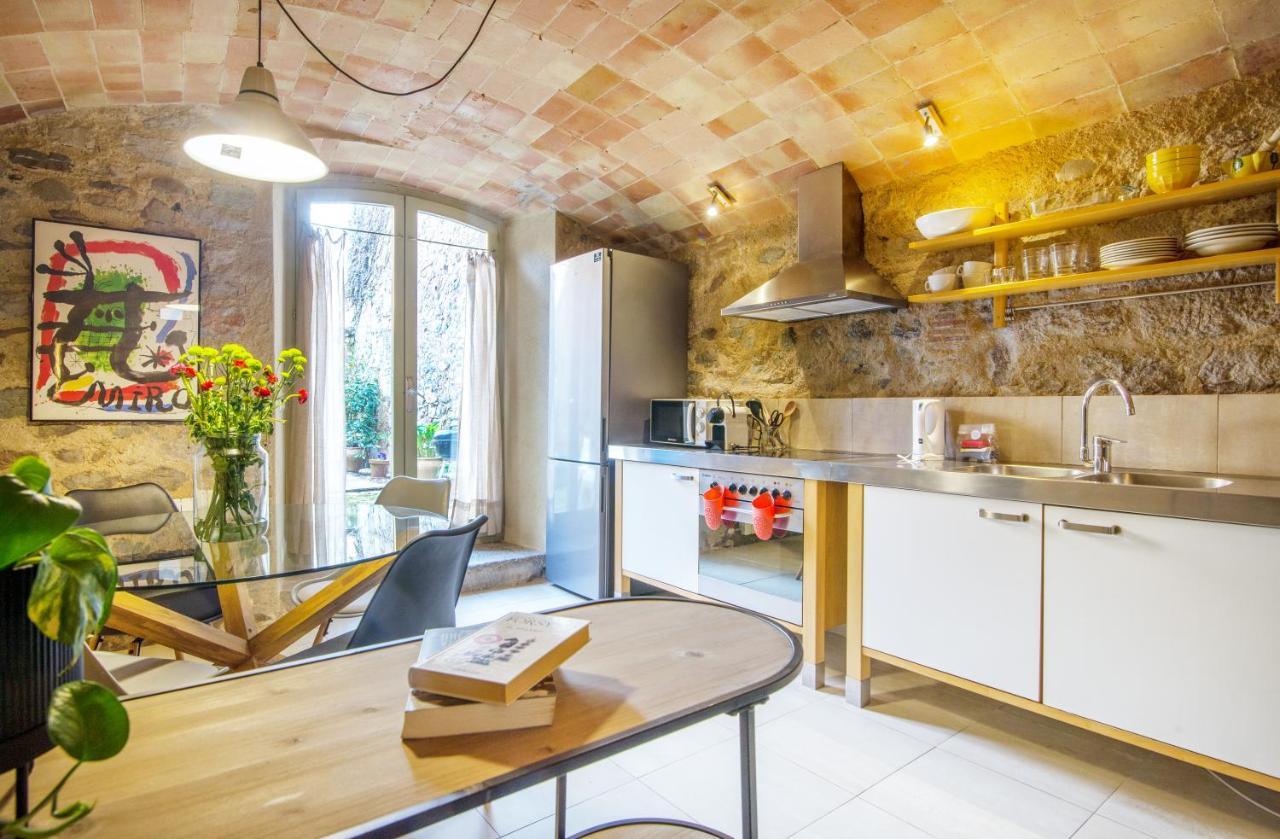Apartamento Banos Arabes Con Jardin Girona Kültér fotó