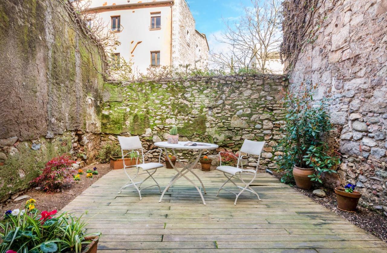 Apartamento Banos Arabes Con Jardin Girona Kültér fotó
